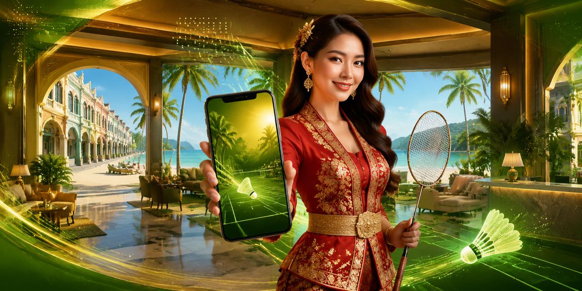 Pemain bermain poker dalam talian menggunakan telefon pintar di Langkawi